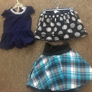 Little girl dress clothes